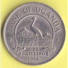 Уганда 1 шиллинг 1966г.